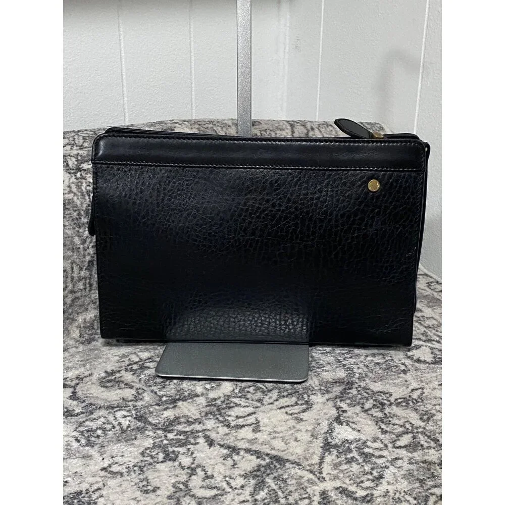 Vintage Burberry Nova Check Shadow Horse Clutch Wristlet Bag